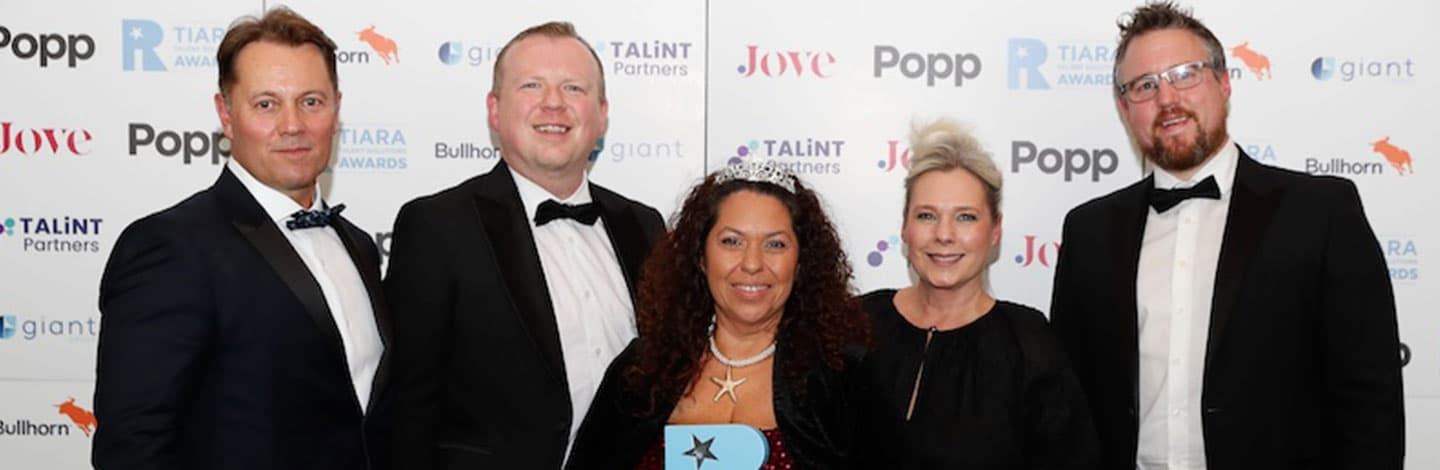 Reed Talent Solutions team at TALiNT Partners Talent Solutions Awards Europe 2025